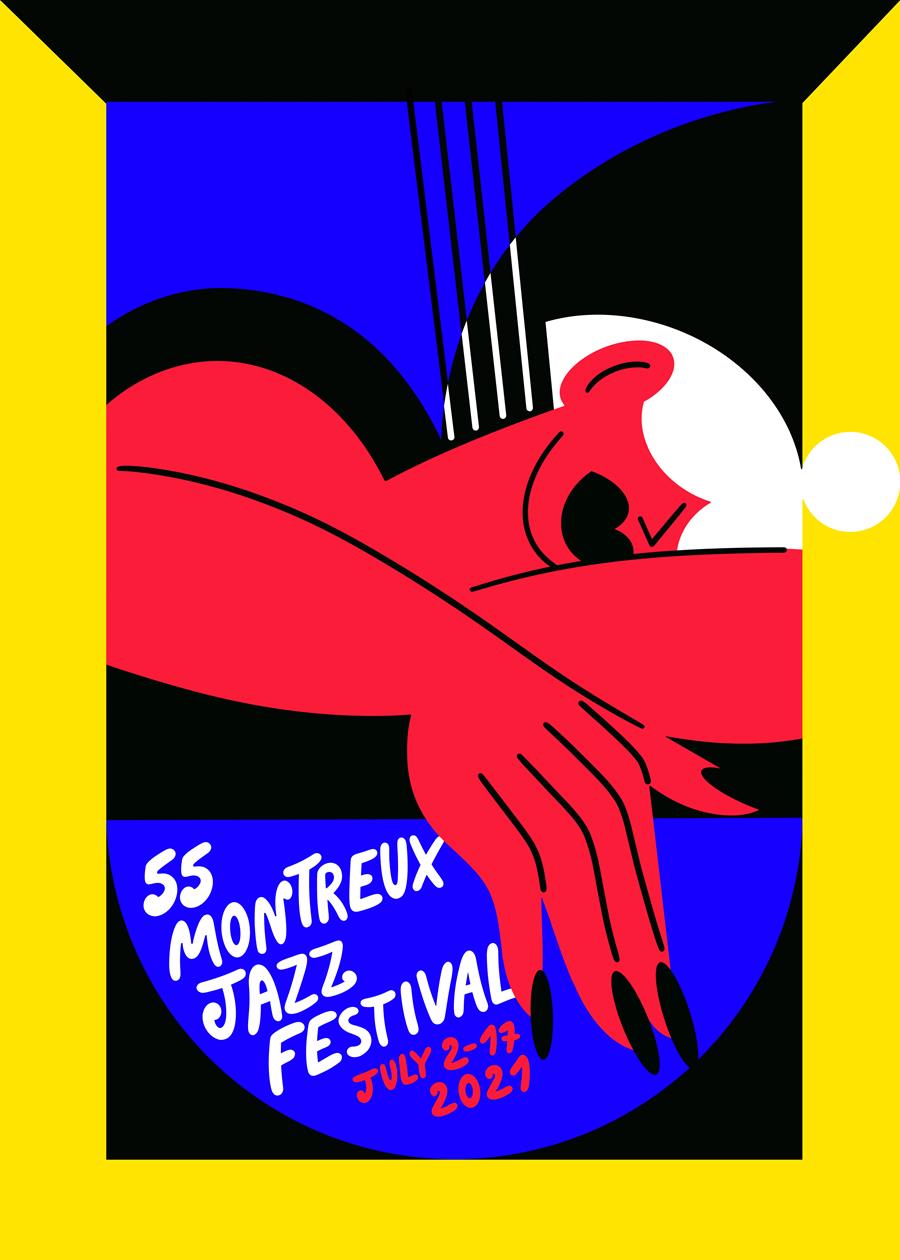 Marylou Faure Entwirft Das Plakat Des 55 Montreux Jazz Festival Mjf