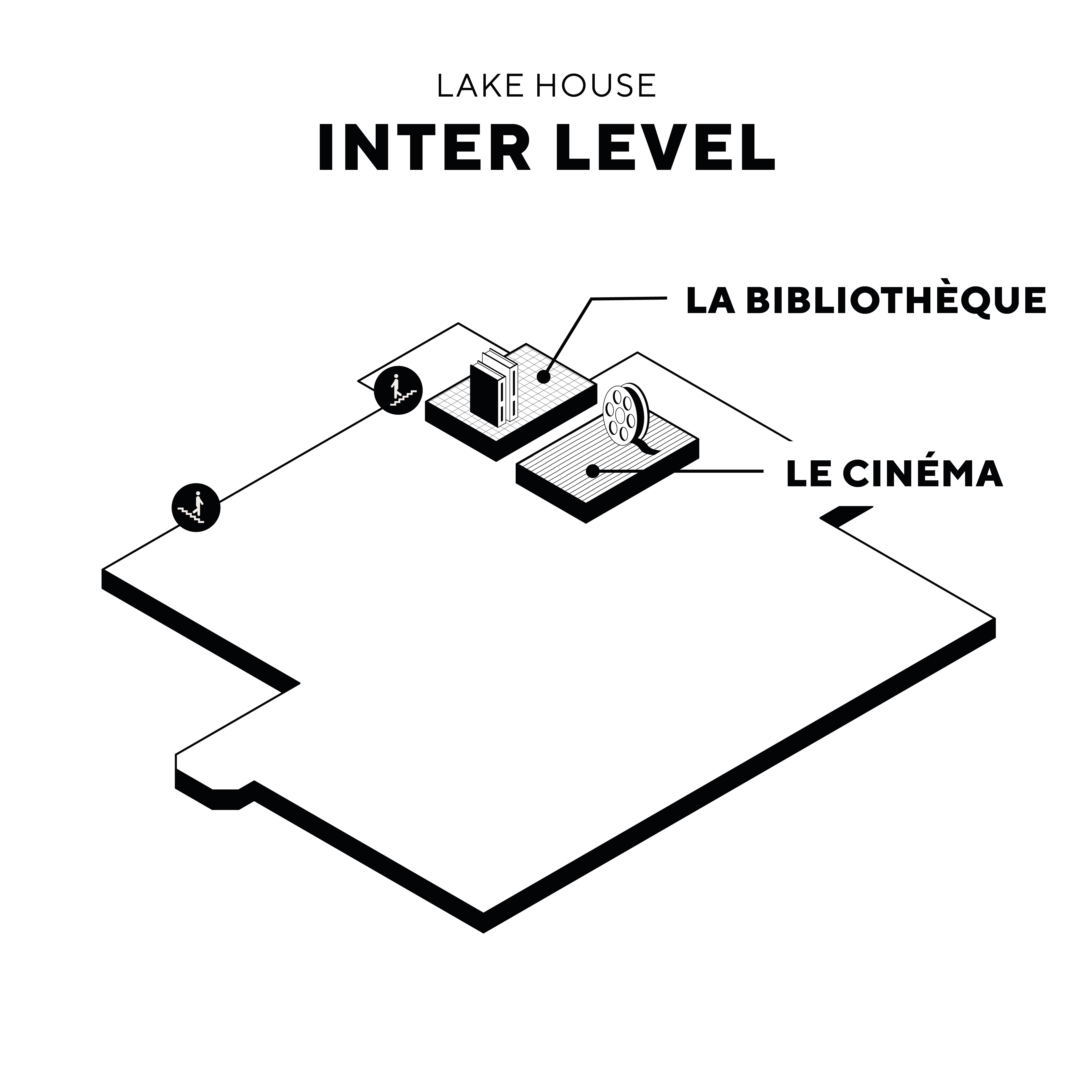 Plan inter level Lake House