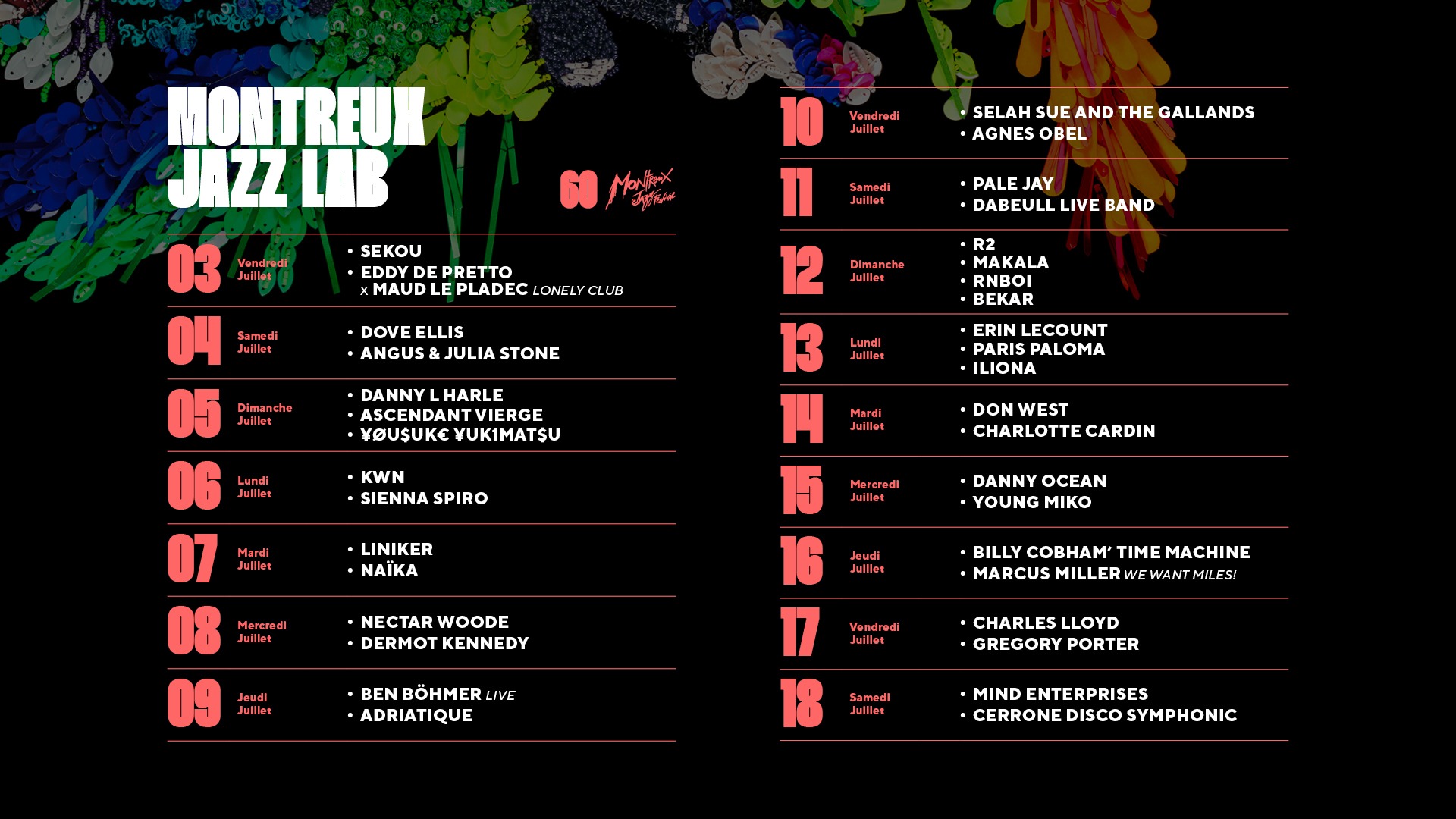 Programme Montreux Jazz Lab 2026
